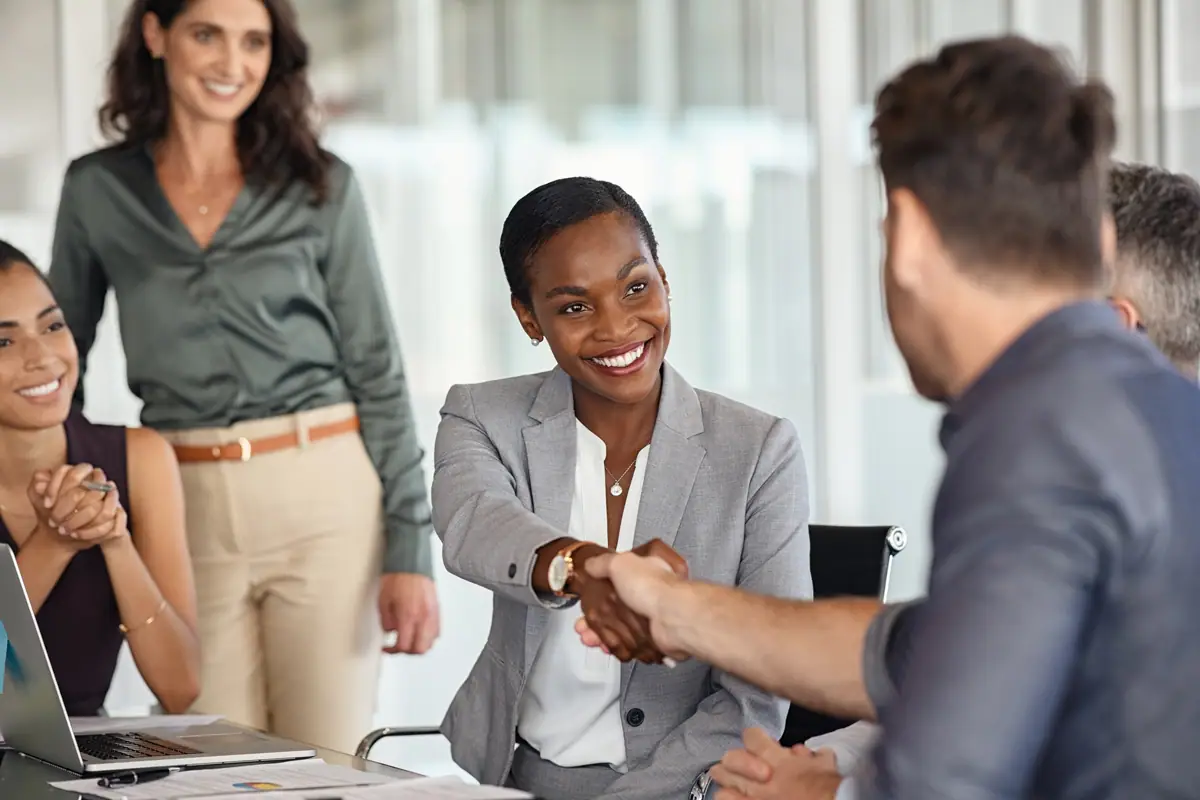 Graduate student meeting with an advisor
